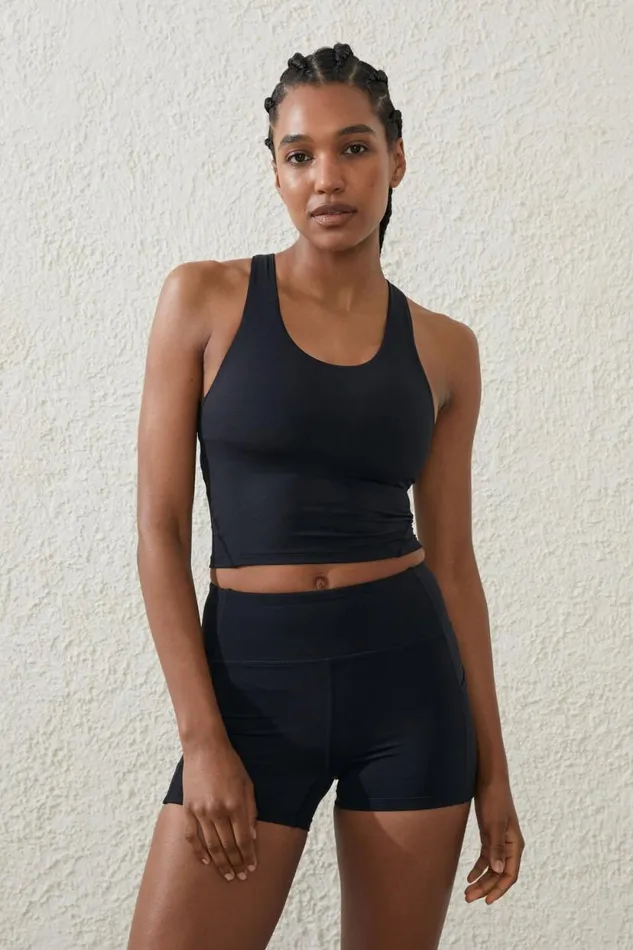 Ultra Luxe Active Tank Black Women Cotton On Tops