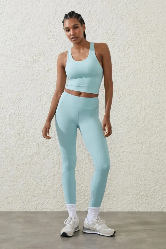 Ultra Luxe Mesh 78 Tight Sea Glass Women Cotton On Pants