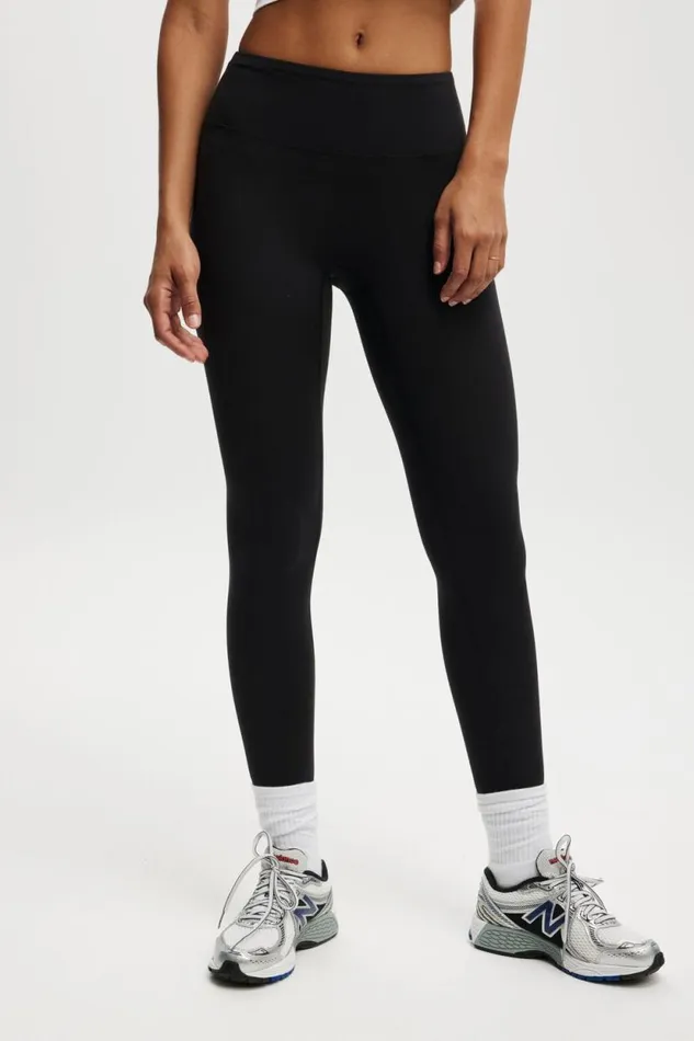 Ultra Soft Track Full Length Tight Black Women Cotton On Pants