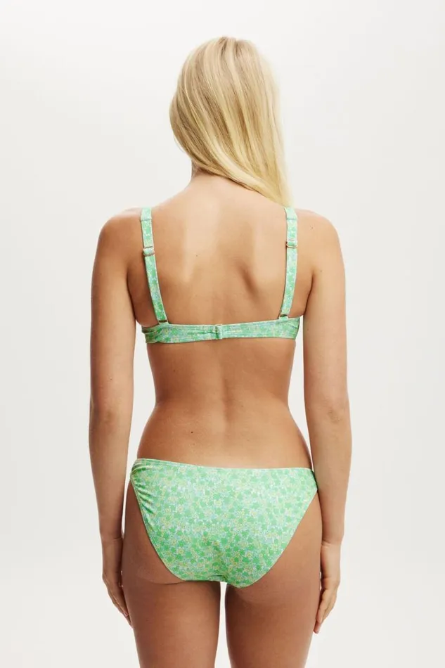 Underwire Balconette Bikini Top Georgette Floral Greens Women Cotton On Bikinis Underwire Balconette Bikini Top Georgette Floral Greens Women Cotton On Bikinis