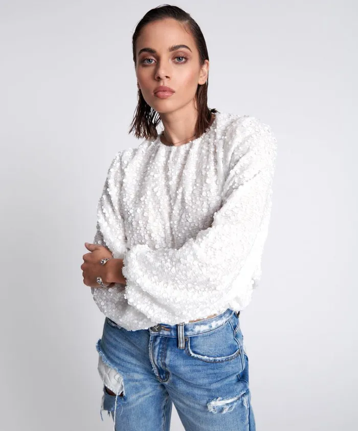 UP ALL NIGHT BUBBLE TOP Women One Teaspoon Tops UP ALL NIGHT BUBBLE TOP Women One Teaspoon Tops
