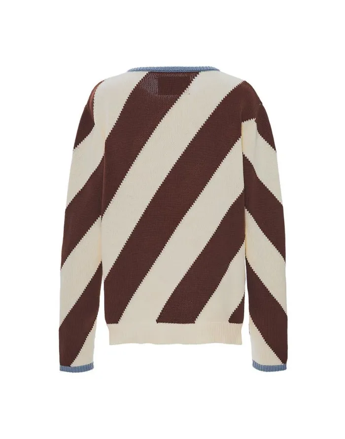 Veneziana Sweater Chocolate Women La Double J Knitwear Veneziana Sweater Chocolate Women La Double J Knitwear