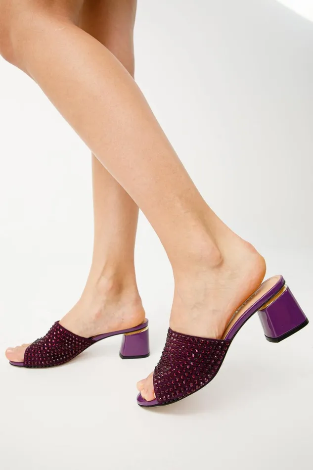 Vinci Leather Sandals The Ailano Purple Glitter Leather Sandal 8211 Women