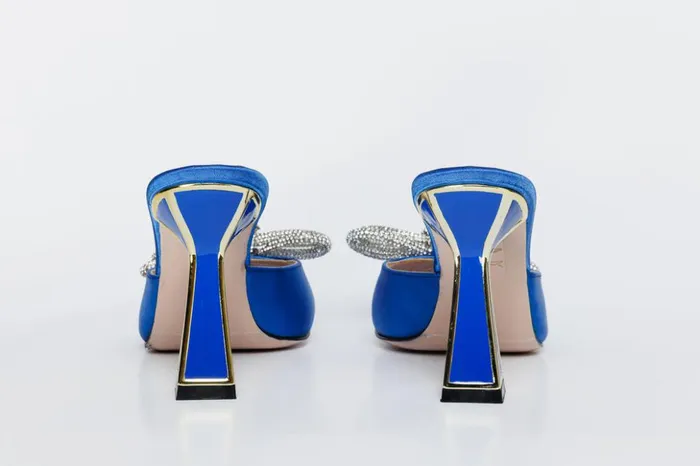 Vinci Leather Sandals The Jiffy Sax Blue Leather Sandal 8211 Women