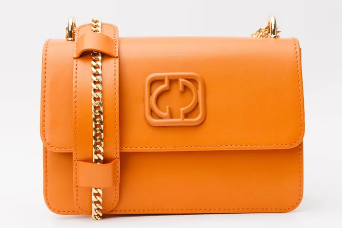 Vinci Leather Sandals The Maneadero Orange Leather Handbag 8211 Women