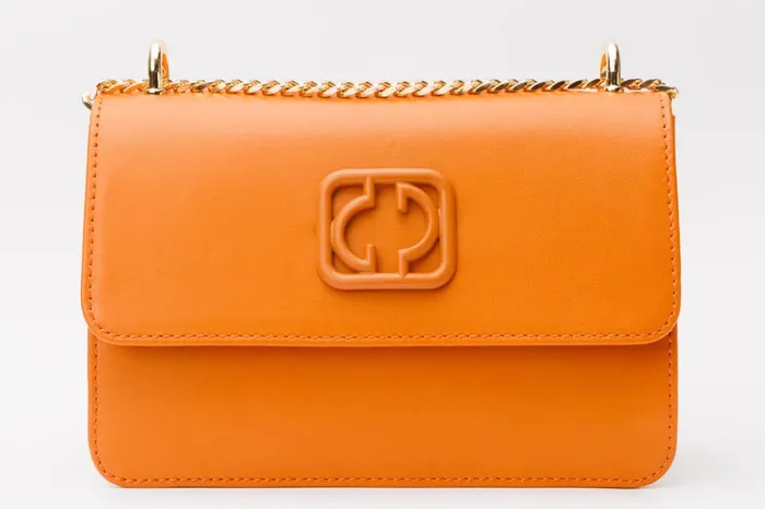 Vinci Leather Sandals The Maneadero Orange Leather Handbag 8211 Women
