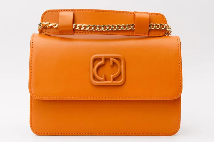 Vinci Leather Sandals The Maneadero Orange Leather Handbag 8211 Women