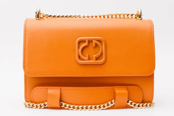 Vinci Leather Sandals The Maneadero Orange Leather Handbag 8211 Women