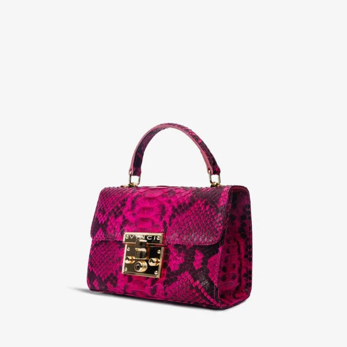 Vinci Leather Sandals The Queen Fuchsia Leather Handbag 8211 Women