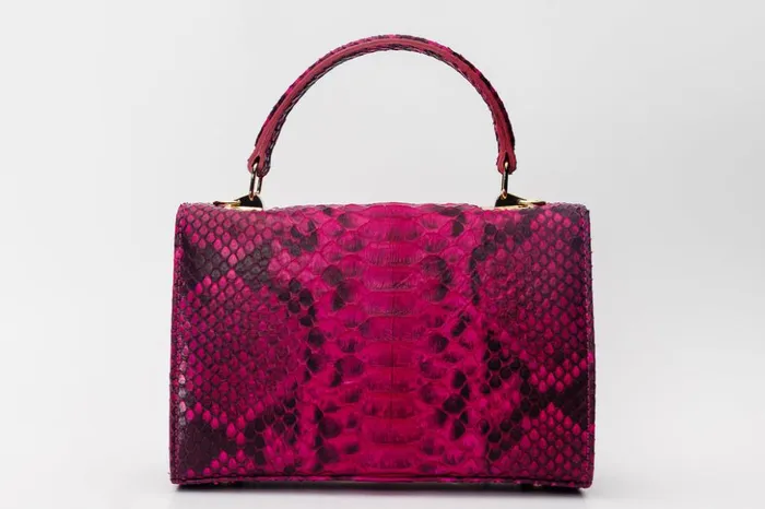 Vinci Leather Sandals The Queen Fuchsia Leather Handbag 8211 Women