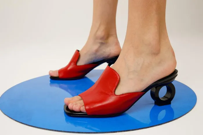 Vinci Leather Sandals The Tory Red Leather Sandal 8211 Women
