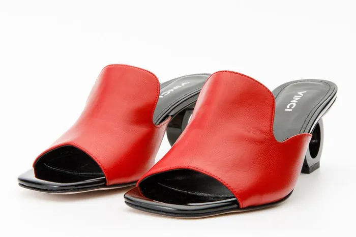 Vinci Leather Sandals The Tory Red Leather Sandal 8211 Women