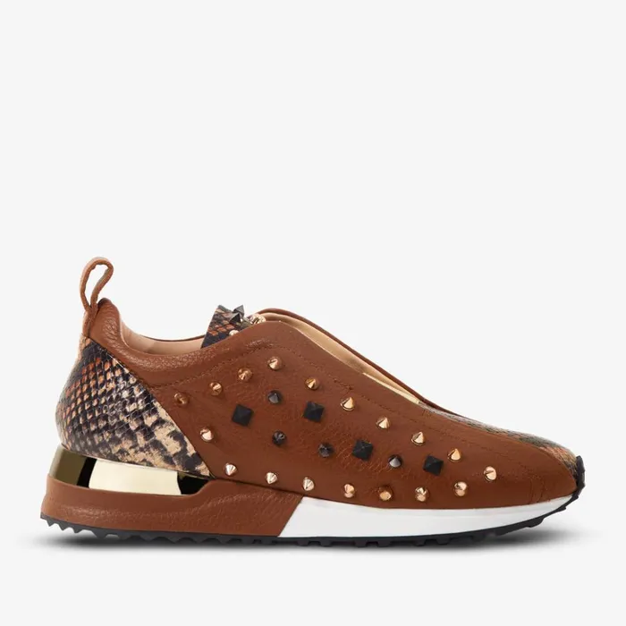 Vinci Leather Sneakers The Infanta Tan Spike Leather Sneaker Limited Edition 8211 Women