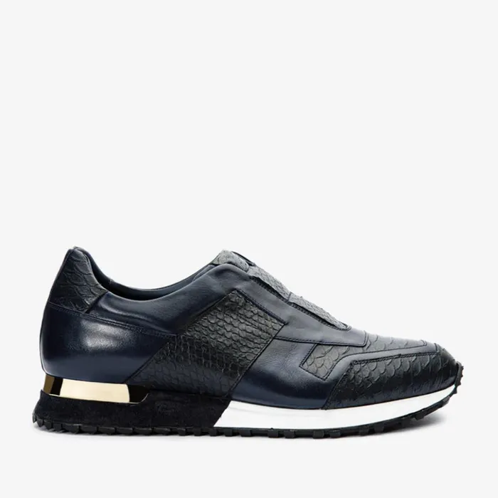 Vinci Leather Sneakers The Mugla Navy Snk Leather Sneaker 8211 Men