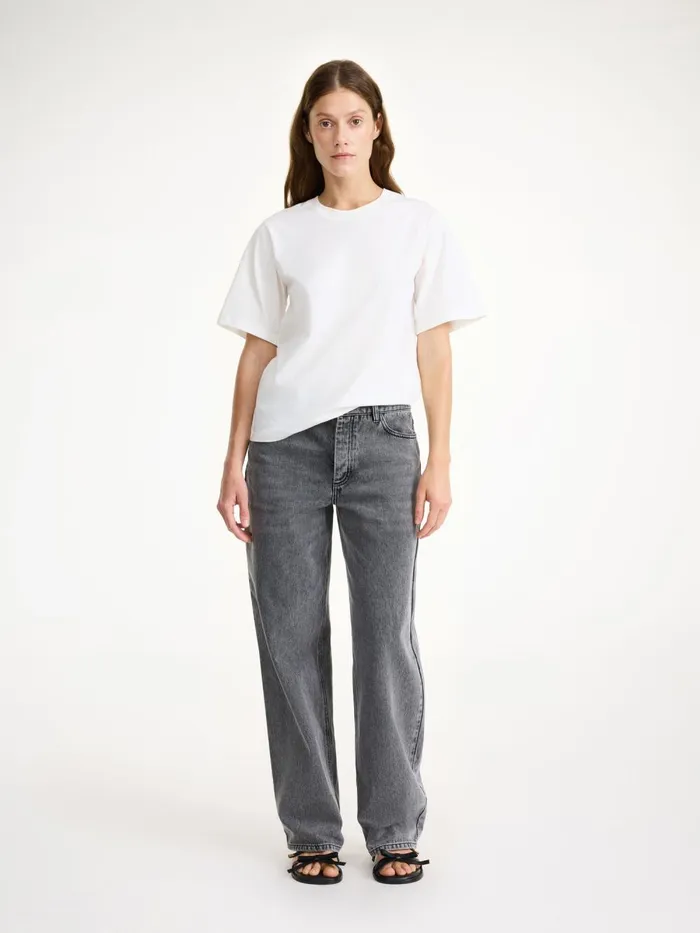 Vinola Organic Cotton Jeans Washed Black Women By Malene Birger Denim