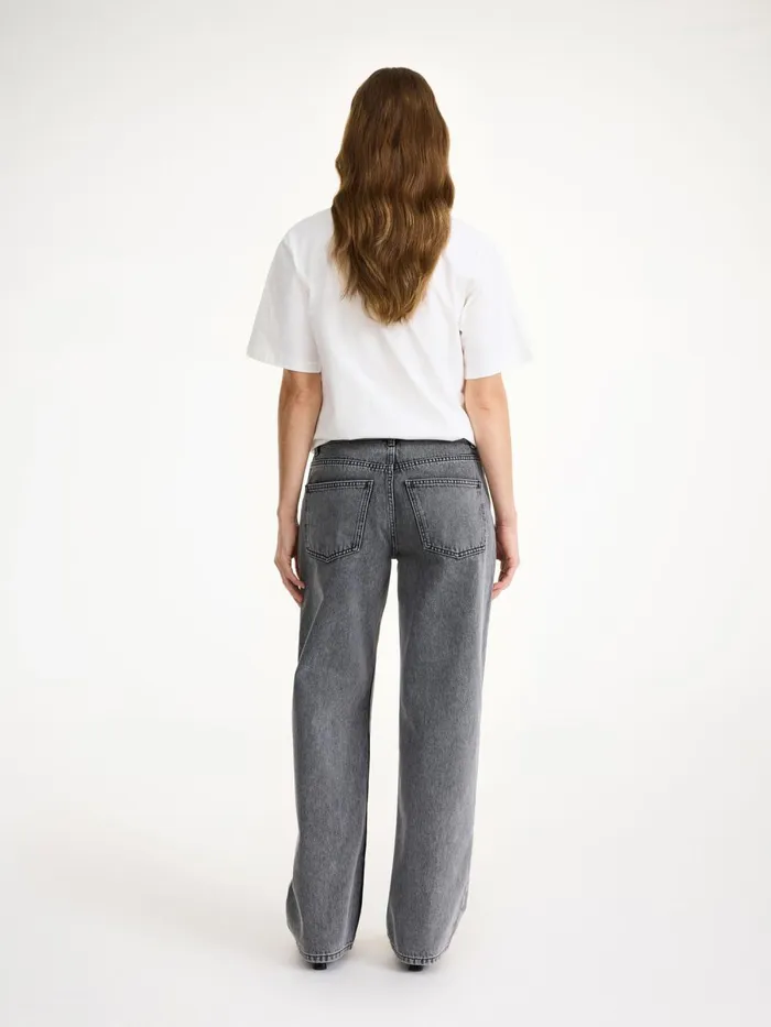 Vinola Organic Cotton Jeans Washed Black Women By Malene Birger Denim