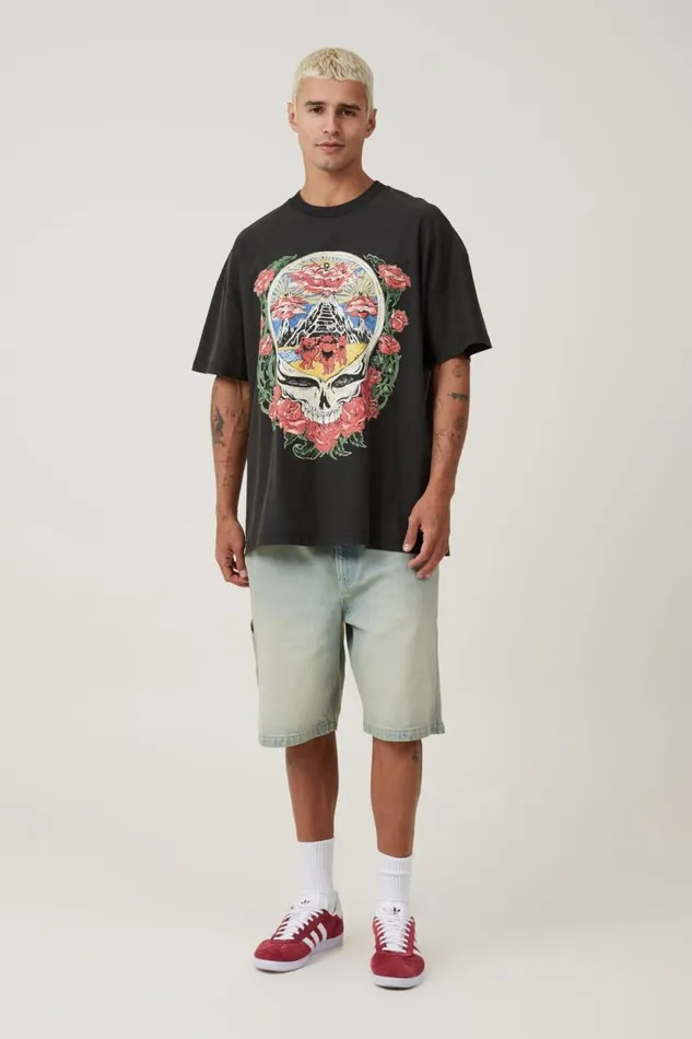 Vintage Oversized TShirt Lcn Wmg Black Grateful Dead 8211 Bears Mountai Men Cotton On Tees and Tanks Vintage Oversized TShirt Lcn Wmg Black Grateful Dead 8211 Bears Mountai Men Cotton On Tees and Tanks