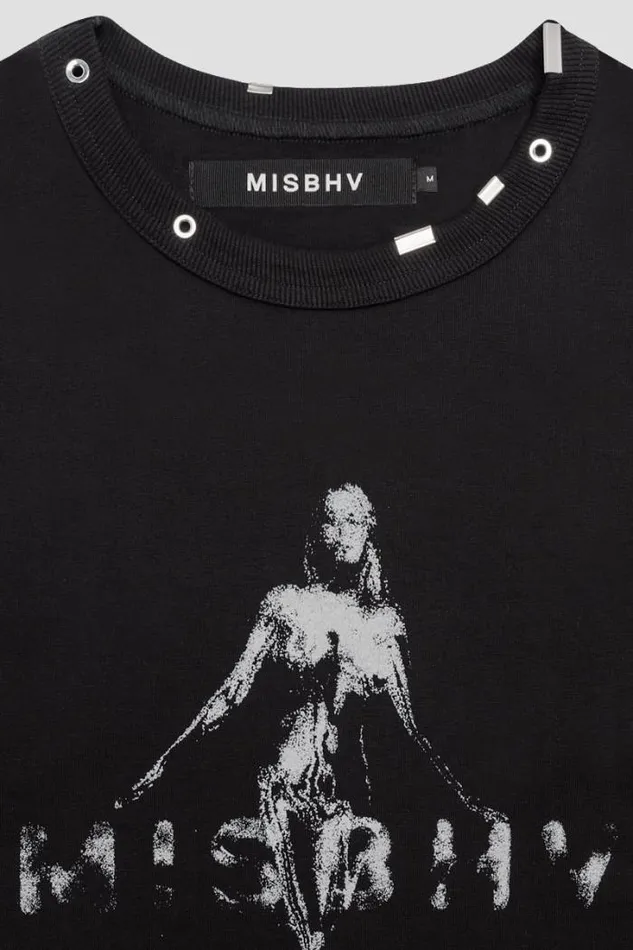 Vintage TShirt Black WomenMen MISBHV TShirts