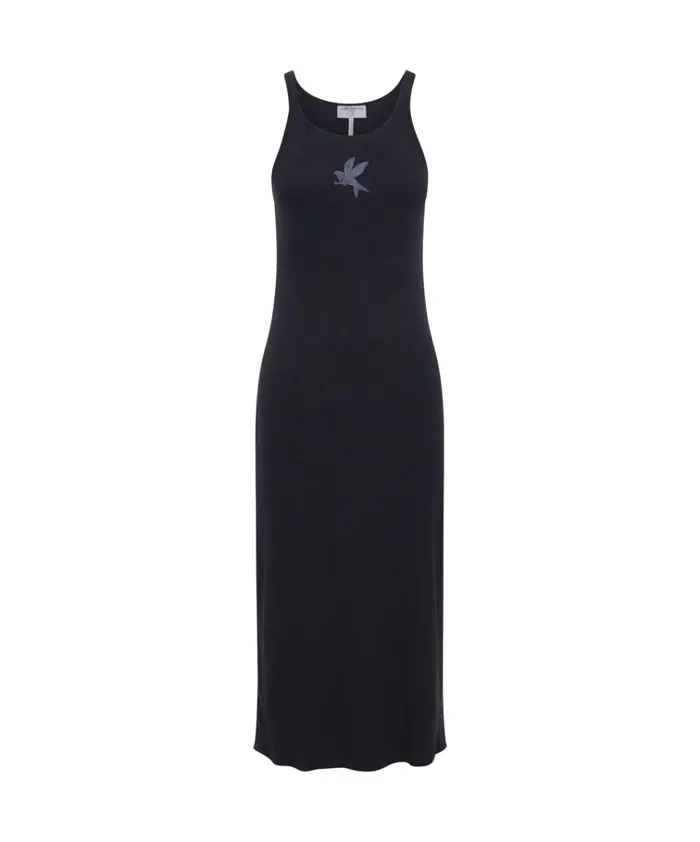 WASHED BLACK ONE TEASPOON RIB SINGLET DRESS Women One Teaspoon Midi and Maxi Dresses WASHED BLACK ONE TEASPOON RIB SINGLET DRESS Women One Teaspoon Midi and Maxi Dresses