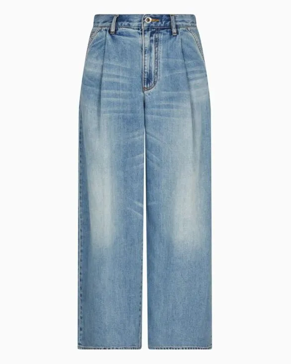 WideLeg Jeans Blue Women Armani Denim