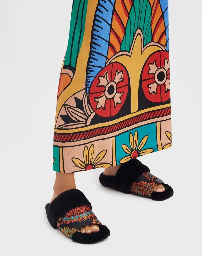 Winter Slides Sicomore Black Women La Double J Shoes Winter Slides Sicomore Black Women La Double J Shoes