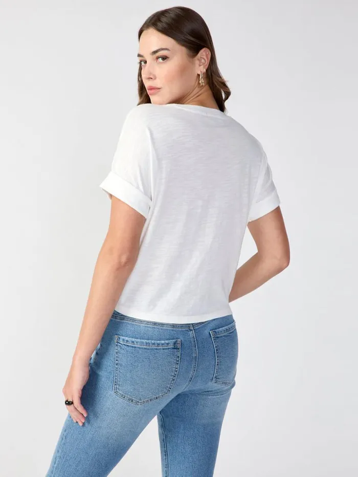 Women All Day Tie Tee White Sanctuary Clothing Tees and Tops Women All Day Tie Tee White Sanctuary Clothing Tees and Tops