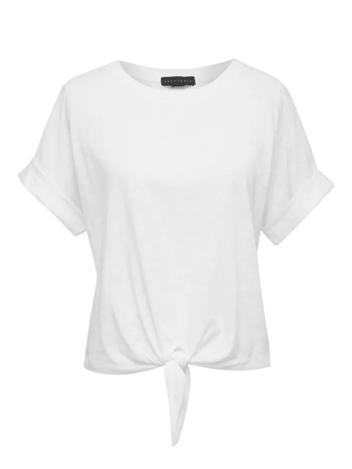 Women All Day Tie Tee White Sanctuary Clothing Tees and Tops Women All Day Tie Tee White Sanctuary Clothing Tees and Tops