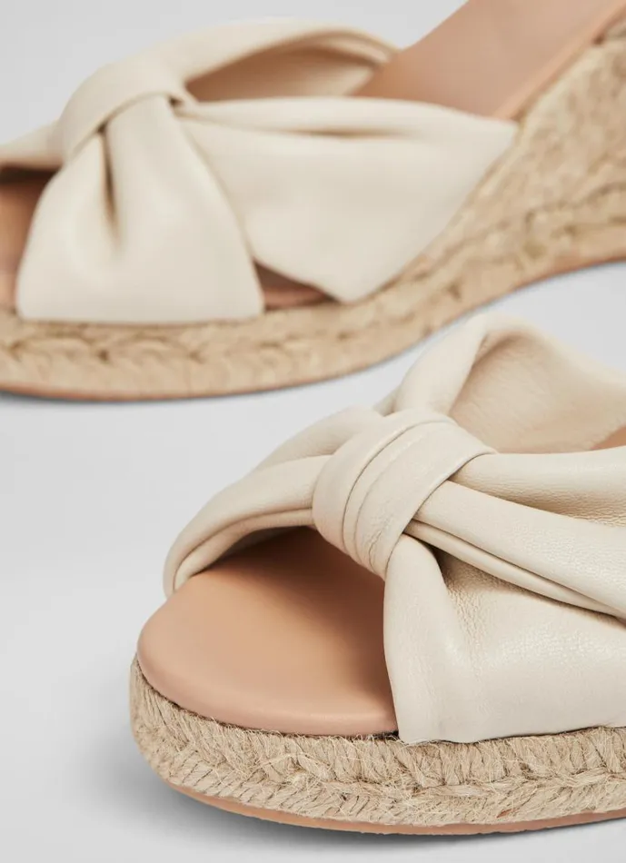 Women Angela Cream Leather Espadrille Sandals Cream LKBennett Sandals Women Angela Cream Leather Espadrille Sandals Cream LKBennett Sandals