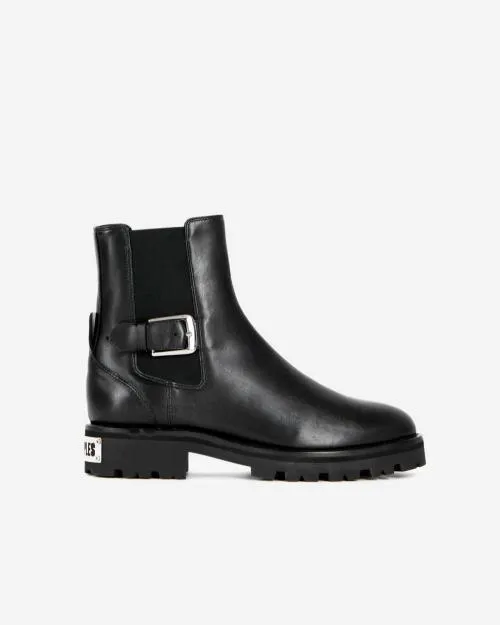 Women Ankle Boots and Boots The Kooples Chelsea Boots In Black Leather Black