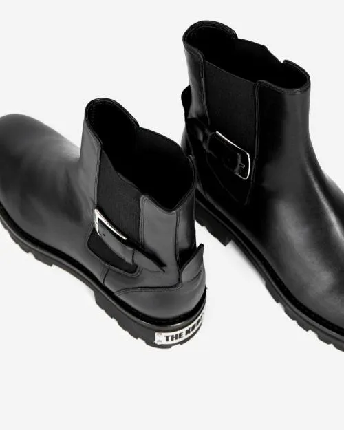 Women Ankle Boots and Boots The Kooples Chelsea Boots In Black Leather Black