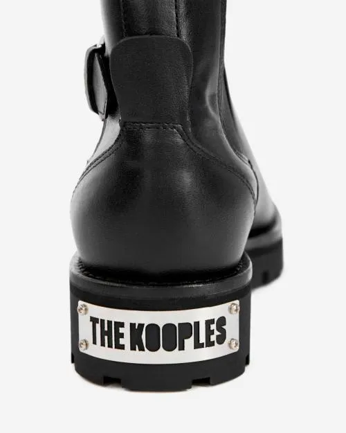 Women Ankle Boots and Boots The Kooples Chelsea Boots In Black Leather Black