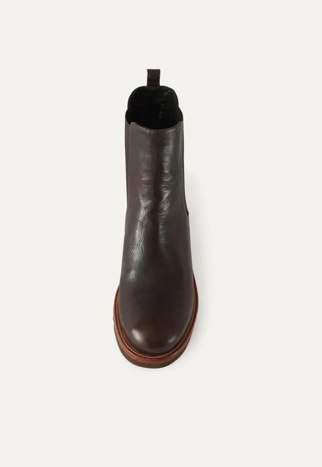 Women Ankle Boots Dark Brown Poetry Fashion Footwear