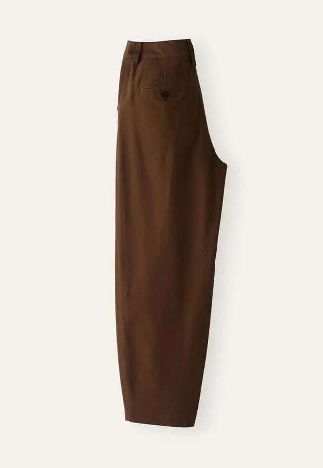 Women Anklelength Trousers Tobacco Poetry Fashion Trousers and Shorts