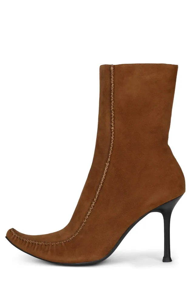 Women Ankle To Mid Jeffrey Campbell CREEPIN Tan Suede