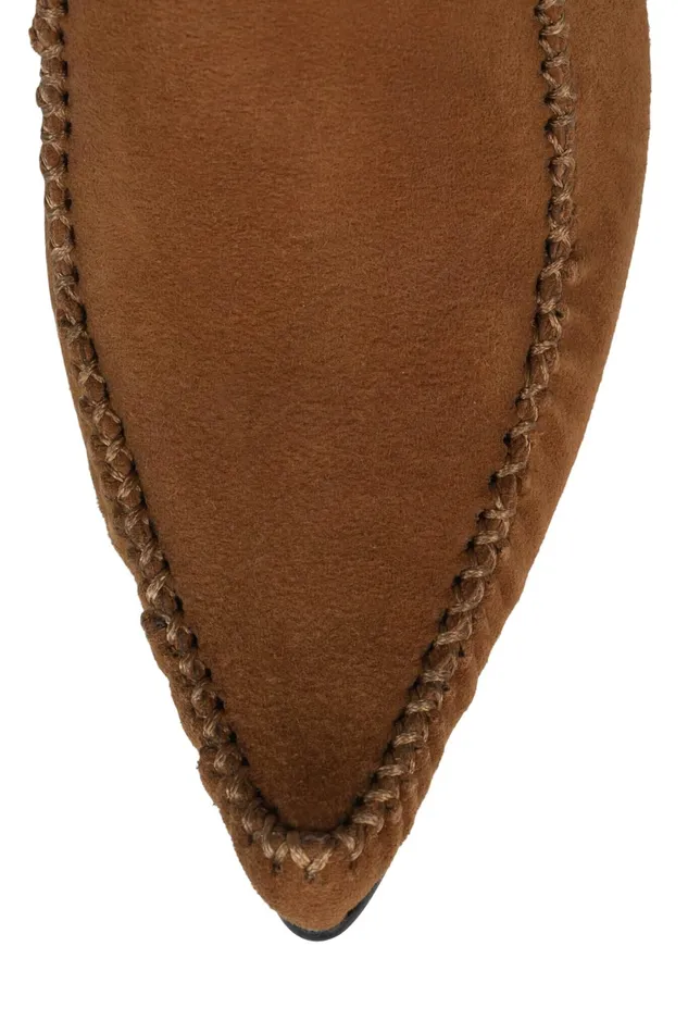 Women Ankle To Mid Jeffrey Campbell CREEPIN Tan Suede
