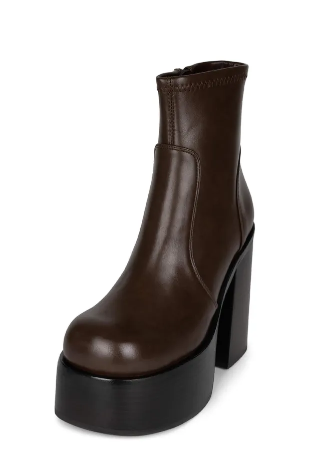Women Ankle To Mid Jeffrey Campbell GRIMES Dark Brown