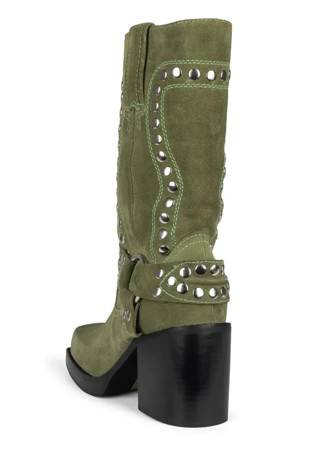 Women Ankle To Mid Jeffrey Campbell JUVENILES Taupe Suede Silver