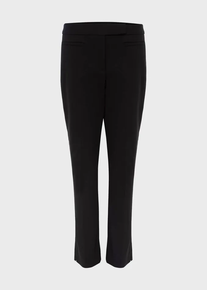 Women Annie Slim Trousers With Stretch Black Hobbs Trousers