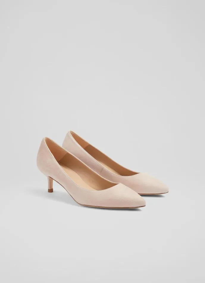Women Audrey Pale Pink Suede Closed Courts Pink LKBennett Court Shoes Women Audrey Pale Pink Suede Closed Courts Pink LKBennett Court Shoes