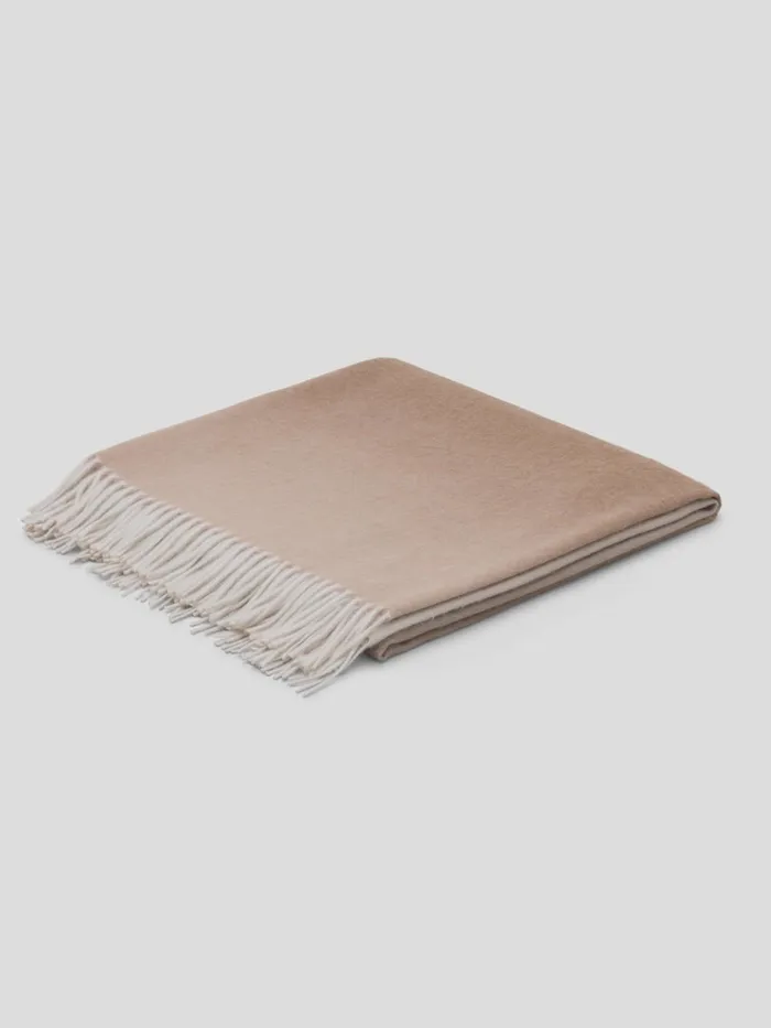 Women Begg X Co Nuance Scarf Nuance Ombre Cashmere Throw White Sands