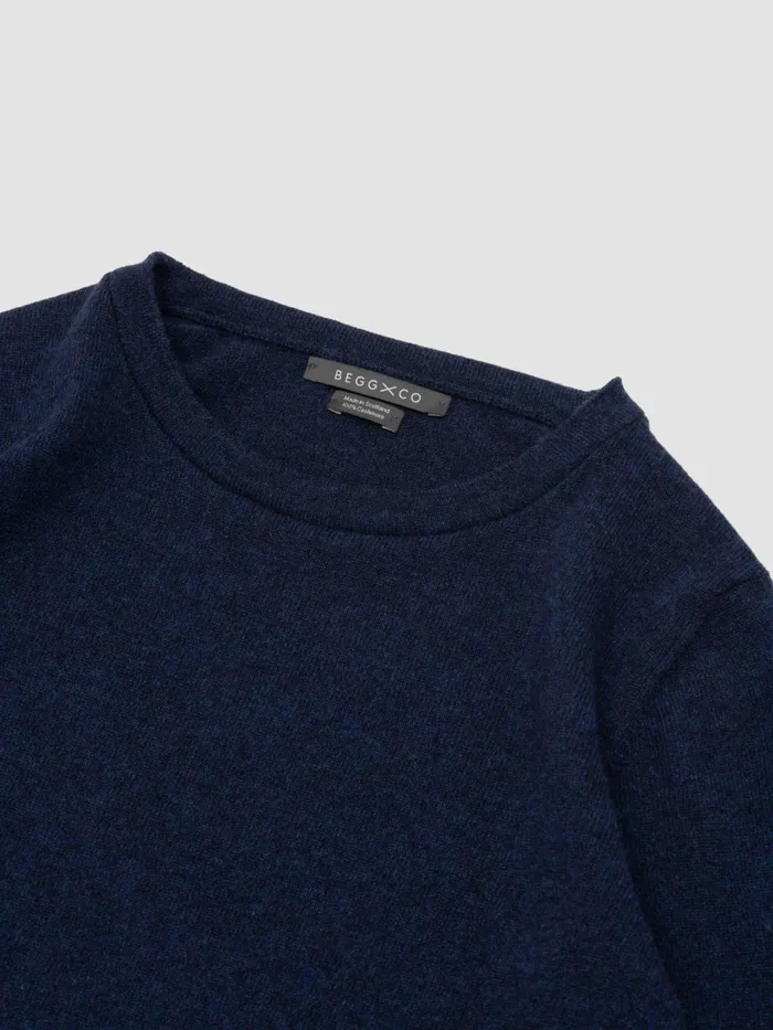 Women Begg X Co Polos and TShirts Luxe Cashmere TShirt Ink Marl