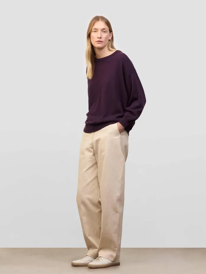 Women Begg X Co Sweaters Jade Cashmere Sweater Deep Purple
