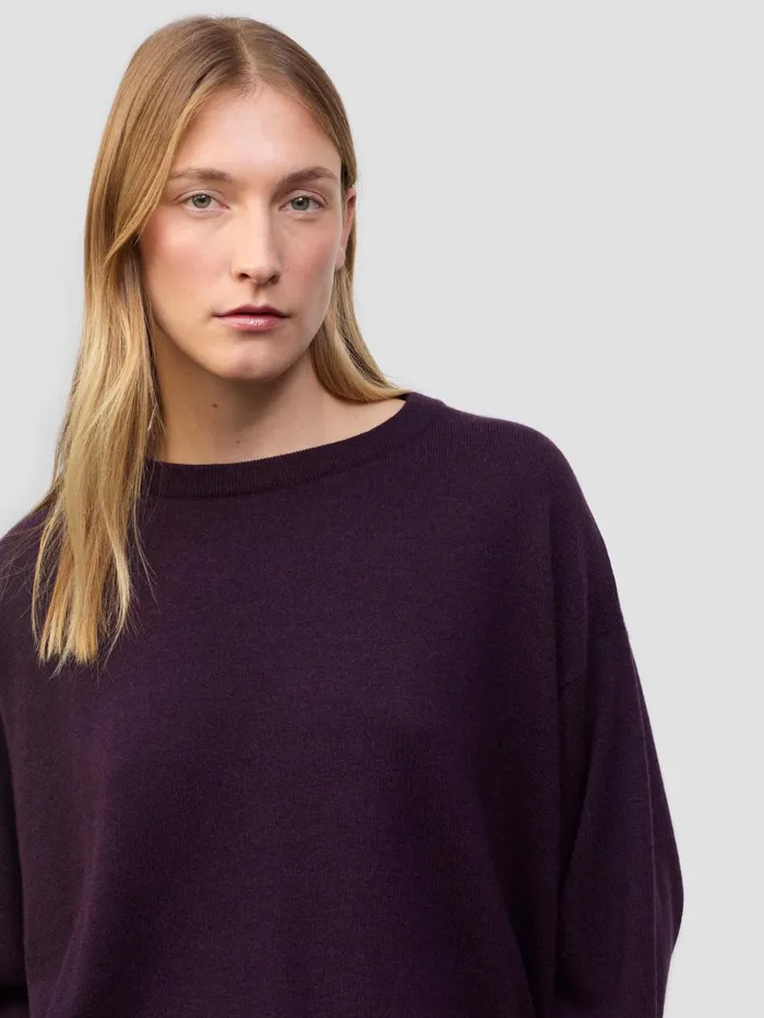 Women Begg X Co Sweaters Jade Cashmere Sweater Deep Purple