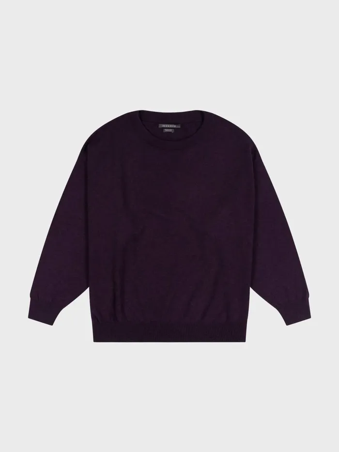 Women Begg X Co Sweaters Jade Cashmere Sweater Deep Purple