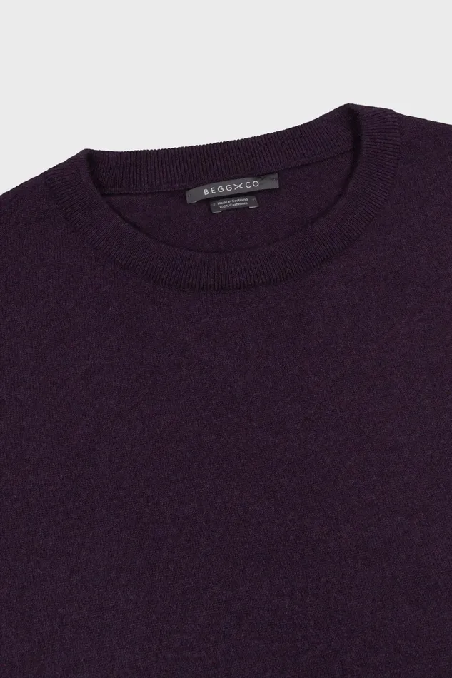Women Begg X Co Sweaters Jade Cashmere Sweater Deep Purple