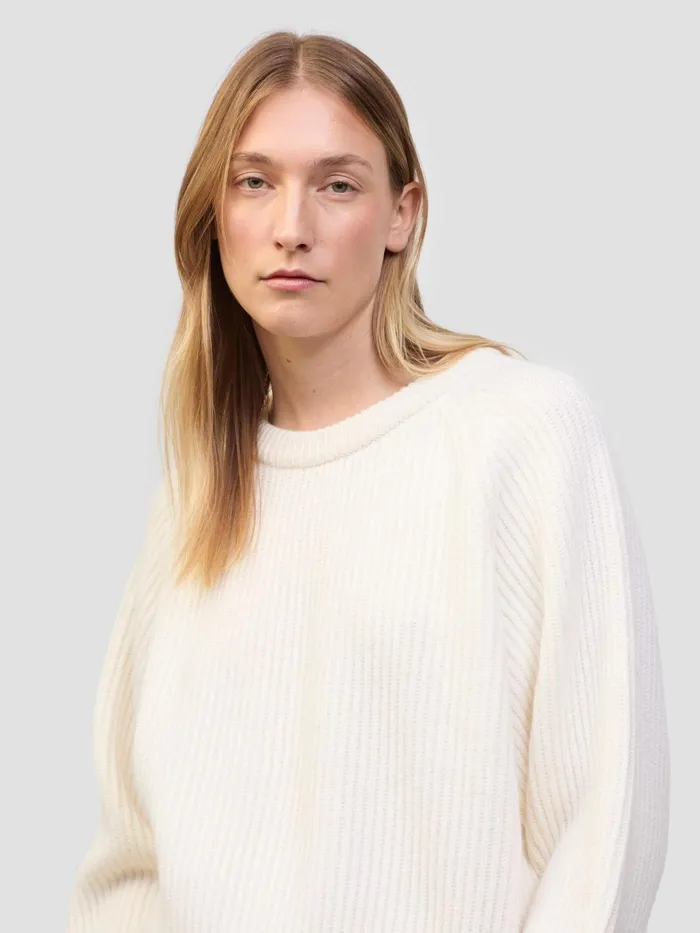 Women Begg X Co Sweaters Kita Cashmere Sweater Ice White
