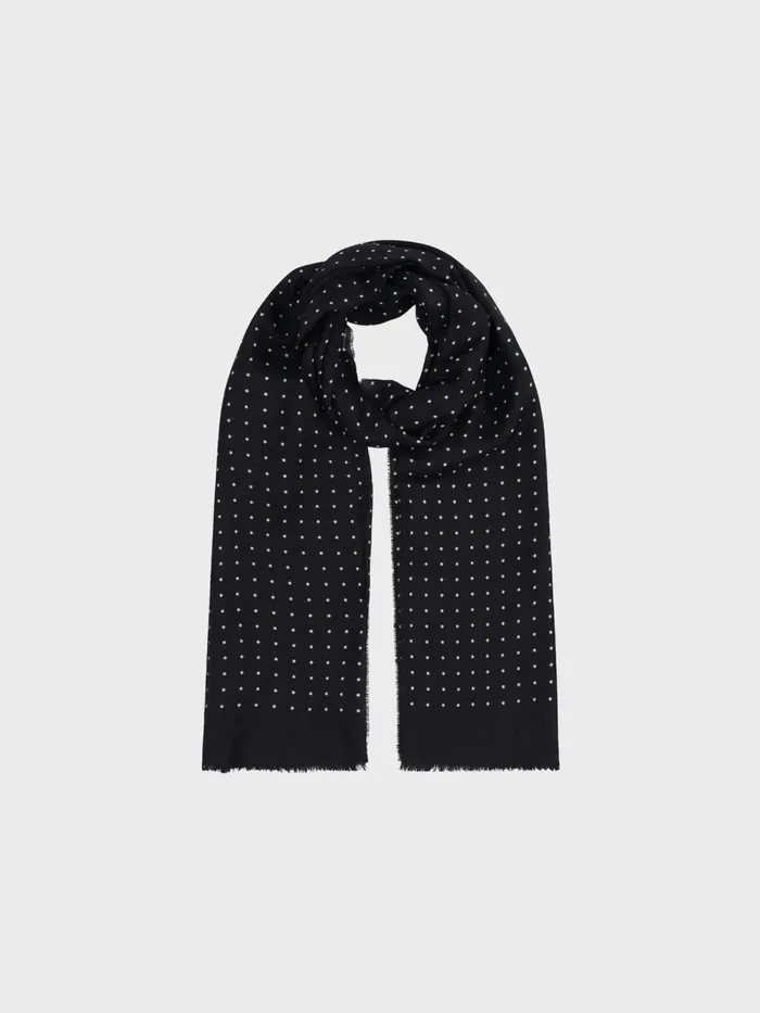 Women Begg X Co Wispy Scarf Wispy Hanover Superfine Cashmere Scarf Black White