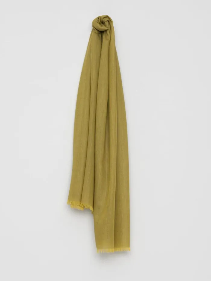 Women Begg X Co Wispy Scarf Wispy Solid Superfine Cashmere Scarf Chartreuse