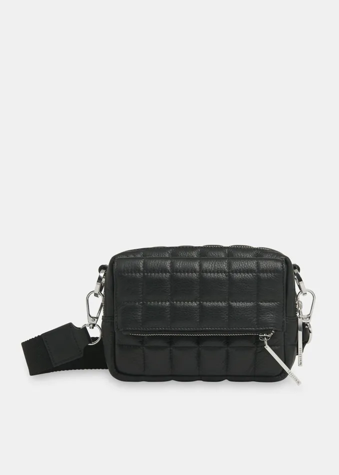Women Bibi Bags Whistles Black Quilted Bibi Crossbody Bag