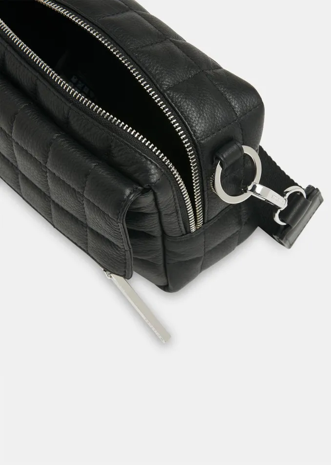 Women Bibi Bags Whistles Black Quilted Bibi Crossbody Bag
